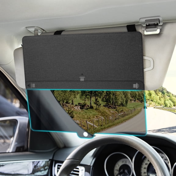 TSOMEI Magnetic, UV Blocking Visor Black-1 Sun Visor