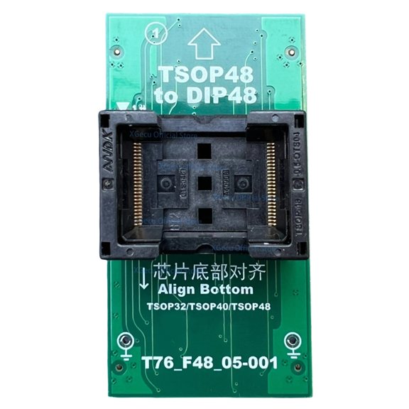 TSOP32 TSOP40 TSOP48 ZIF Chip Programming Adapter for DIP48 Exclusively For T76 Programmers Easy Installation