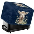 thumbnail image 1 of TSOVTHRID Alpaca Daisy Print 2 Slice Toaster Cover Fingerprint Protection Microwave Oven Protector Decorative Kitchen Small Appliance Covers, 1 of 8