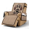 thumbnail image 1 of TSOVTHRID Aztec Tribal Bear Paw Print Non Slip Recliner Chair Cover with Side Storage Pocket, Reclining Chair Slipcover with Elastic Strap, Machine Washable Recliner Cover Stay in Place, 1 of 7