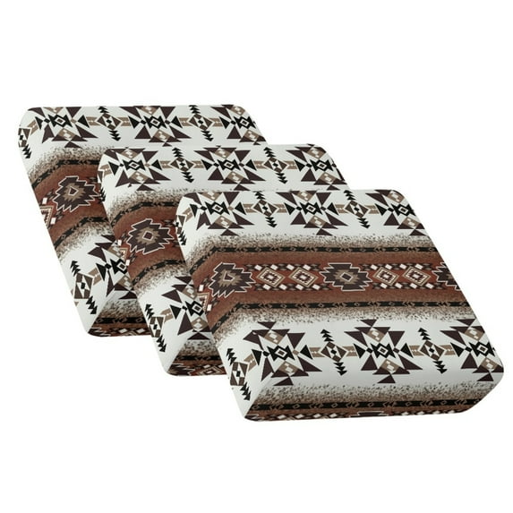 TSOVTHRID Aztec Tribal Geometric Print Sofa Cushion Cover, Anti Slip Couch Cover Cushion Slipcover with Elastic Bottom for Chair Loveseat Sofa Seat Slipcover Protector, 24x24 Inch