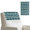 thumbnail image 1 of TSOVTHRID Aztec Tribal Stripe Blue Print Recliner Headrest Protector Non Slip Sofa Headrest Cover PU Leather Recliner Chair Head Protector Cover for Furniture Living Room,17x27in, 1 PCS, 1 of 7