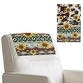 thumbnail image 1 of TSOVTHRID Aztec Tribal Sunflower Cow Print Headrest Cover Recliner Headrest Slipcover Non Slip Waterproof Recliner Chair Couch Head Rest Protector Covers for Living Room 17x27in, 2 PCS, 1 of 7