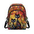 thumbnail image 1 of TSOVTHRID Black Cat Floral Print Cell Phone Crossbody Bag Sleeve with Zipper Closure for Women Travel Small Crossbody Purse with Adjustable Strap, 1 of 7