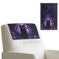 thumbnail image 1 of TSOVTHRID Black Cat Forest Violet Recliner Headrest Cover Non Slip Protective Couch Chair Head Protector for Sofa Stain Resistant Head Rest Cover for Recliner 17x27 in, 1 Piece, 1 of 7