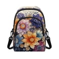 thumbnail image 1 of TSOVTHRID Boho Mandala Floral Print Small Crossbody Purse for Women Cell Phone Bag Handbag with Zipper Closure Women's Travel Pouch Shoulder Bag for Daily Use, 1 of 7