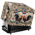 thumbnail image 1 of TSOVTHRID Boho Rooster Chicken Flower Print 4 Slice Toaster Covers Dust-proof Kitchen Small Appliance Covers Anti-scratch Toaster Oven Protector, 1 of 8