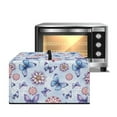 thumbnail image 1 of TSOVTHRID Butterfly Boho Mandala Lotus Print Toaster Oven Cover Stain-Resistant Microwave Dust Cover Dust-Proof Kitchen Machine Covers Suitable for Most Microwave Ovens, 20.9"W x 15.7"D x 12.4"H, L, 1 of 7