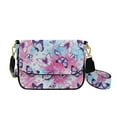 thumbnail image 1 of TSOVTHRID Butterfly Floral Tie Dye Print Crossbody Bags for Women Trendy, PU Leather Shoulder Handbags, Purses for Women with Adjustable Wide Strap, 1 of 7