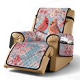 thumbnail image 1 of TSOVTHRID Cardinal Cherry Blossom Print Recliner Chair Covers Recliner Slipcover Non-Slip Dog Chair Cover Washable Lazy Boy Recliner Cover Furniture Protector with Elastic Strap, 1 of 7