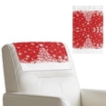 thumbnail image 1 of TSOVTHRID Christmas Tree Snowflake Print Non Slip Headrest Cover for Furniture Slipcovers,PU Leather Recliner Headrest Protector 17x27in Head Protector Cover for Sofa Home Christmas Decor, 1 Piece, 1 of 7