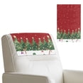 thumbnail image 1 of TSOVTHRID Christmas Tree Star Print Headrest Protectors for Recliners 17x27 in PU Leather Sofa Headrest Covers Couch Chair Head Protector for Living Room,Office Chair Christmas Decor, 1 PCS, 1 of 7
