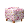 thumbnail image 1 of TSOVTHRID Cute Axolotl Daisy Print Ottoman Cover Square High Stretch Ottoman Slipcover with Nonslip Elastic Bottom Soft Footstool Protector for Square Storage Ottomans, 1 of 7