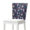 thumbnail image 1 of TSOVTHRID Cute Santa Claus Snowman Print Chair Covers Washable Chair Back Covers Dining Chairs Slipcovers Protector for Dining Room Festival Party Christmas Decoration, Set of 6, 1 of 7
