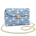 thumbnail image 1 of TSOVTHRID Cute Snowman Blue Print Crossbody Purses for Women Trendy, Christmas Crossbody Bags, Waterproof Leather Shoulder Handbags with Metal Buckle, 1 of 7