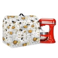 thumbnail image 1 of TSOVTHRID Daisy Bee Pattern Kitchen Stand Mixer Cover with Top Handle and Storage Bags Waterproof Kitchen Appliance Dust Cover Portable Polyester Coffee Maker Cover for 4.5-5 Quart Stand Mixer,S, 1 of 7