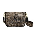 thumbnail image 1 of TSOVTHRID Elephant Floral Print Crossbody Bags for Women PU Leather Cell Phone Purse Cross Body Handbags Shoulder Bag with Adjustable Strap, 1 of 7