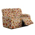 thumbnail image 1 of TSOVTHRID Fall Reclining Loveseat Slipcovers, 6-Piece Soft Stretch Sofa Cover, 2 Seat Washable Loveseat Recliner Covers for Dogs Cats, Pumpkin Sunflower Maple Leaf Print, 1 of 7