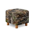 thumbnail image 1 of TSOVTHRID Forest Camo Hunting Print Ottoman Cover Square Stretch Footrest Stool Cover Washable Footstool Ottoman Slipcover with Elastic Bottom for Home Decoration, 1 of 7