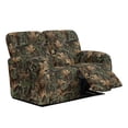 thumbnail image 1 of TSOVTHRID Forest Camo Pinecone Print Loveseat Sofa Cover for 2 Seat Sofa Recliner Loveseat Cover 6-Piece Stretch Couch Cover Washable Furniture Protector for Dog Pet, 1 of 7