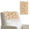 thumbnail image 1 of TSOVTHRID Gingerbread Snowflake Print Recliner Headrest Cover PU Leather Sofa Headrest Protector Non Slip Couch Head Rest Covers for Recline Chair,Furniture Christmas Decor,17x27in, 1 PCS, 1 of 7