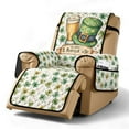 thumbnail image 1 of TSOVTHRID Green Hat Beer Shamrock Print Recliner Cover Non-Slip Reclining Covers with Pocket Stay in Place Recliner Chair Covers Washable Furniture Protector for Home St. Patrick's Day Decor, 1 of 7