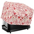 thumbnail image 1 of TSOVTHRID Heart Leaves Print 4 Slice Toaster Cover with Drawstring Heat-Resistant Dust Covers Kitchen Small Appliance Protector, Kitchen Table Decor, 1 of 8