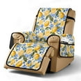 thumbnail image 1 of TSOVTHRID Lemon Floral Leaf Print Recliner Covers Non Slip Recliner Slipcovers Furniture Protector Dog Couch Recliner Cover with Pocket Washable Reclining Chair Protector for Pets, 1 of 7