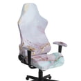 thumbnail image 1 of TSOVTHRID Marble Texture Print 4 Pieces Gaming Chair Cover Stretch Computer Chair Seat Slipcovers Stain Resistant Gaming Chair Slipcovers with Armrest Covers, 1 of 7