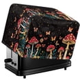 thumbnail image 1 of TSOVTHRID Mushroom Butterfly Print Toaster Dust Cover 4 Slice, Dustproof Microwave Toaster Oven Grill Protector Stain Resistant Kitchen Small Appliance Cover with Top Handle, 1 of 8