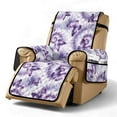thumbnail image 1 of TSOVTHRID Non Slip Recliner Slipcover Spandex Soft Fitted Sofa Couch Cover, Washable Recliner Chair Cover Purple Butterfly Tie Dye Print Furniture Protector with Elastic for Pet, 1 of 7