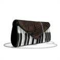thumbnail image 1 of TSOVTHRID Piano Music Note Print Women's Clutch Purses Ladies Clutch Handbags Lightweight Wedding Bag for Formal Wedding Party Cocktail Prom with Chain, Brown, 1 of 7