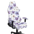 thumbnail image 1 of TSOVTHRID Purple Daisy Floral Print Gaming Chair Cover 4 PCS Stretchable Washable Computer Chair Seat Slipcovers Fits Office Chairs Racing Gamer Chair Covers for Study or Bedroom, 1 of 7
