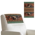thumbnail image 1 of TSOVTHRID Recliner Headrest Protector Bear Maple Leaf Print Headrest Covers for Recliner Chair Head Protector American Flag Aztec Print Couch Recliner Headrest Protectors 17x27 Inch, 3 Pieces, 1 of 7