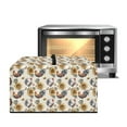 thumbnail image 1 of TSOVTHRID Rooster Chicken Sunflower Butterfly Print Microwave Oven Dust Cover Decorative Air Fryer Toaster Oven Cover Countertop Microwave Protector for Kitchen Decor, 20.9"W x 15.7"D x 12.4"H, L, 1 of 7