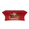 thumbnail image 1 of TSOVTHRID Santa Claus Dachshund Dog Print Table Covers for 6 Foot Tables, Washable Table Cloth Wrinkle Resistant Stretch Tablecloths Rectangle 6ft for Wedding, Banquets, Parties Christmas Decor, 1 of 7