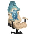 thumbnail image 1 of TSOVTHRID Sea Turtle Beach Starfish Print 4 Pcs Gaming Chair Covers Cat Scratch Proof Rotating Gaming Chair Protector with Armrest Slipcovers Soft Office Desk Chair Cover, 1 of 7