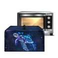 thumbnail image 1 of TSOVTHRID Sea Turtle Star Print Microwave Oven Dust Cover Stain-Resistant Microwave Oven Grill Cover Dustproof Kitchen Machine Covers Case Protections for Toaster Oven, 20.9"W x 15.7"D x 12.4"H, L, 1 of 7