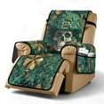 thumbnail image 1 of TSOVTHRID Skull Green Hat Shamrock Print Recliner Chair Covers Recliner Stretch Sofa Slipcover Non-Slip Sofa Cover Furniture Protector Couch Soft Reclining Cover for Home St. Patrick's Day Decor, 1 of 7