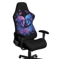 thumbnail image 1 of TSOVTHRID Skull Skeleton Rose Floral Print 4 Pieces Gaming Chair Covers Slipcovers, Non-Slip Stretchable Computer Reclining Gaming Chair Seat Cover with Armrest Covers, 1 of 7