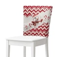 thumbnail image 1 of TSOVTHRID Snowman Candy Cane Snowflake Print Chair Back Cover Breathable Chair Cover for Dining Room Kitchen Washable Chairs Slipcovers for Restaurant Home Christmas Decoration, Set of 1, 1 of 7