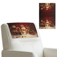 thumbnail image 1 of TSOVTHRID Snowman Gift Oil Painting Print Recliner Headrest Protector Headrest Cover for Recliner Chair Couch Chair Head Protector for Sofa Furniture Protectors Christmas Decor 17x27 in, 1 Piece, 1 of 7