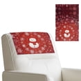 thumbnail image 1 of TSOVTHRID Snowman Snowflake Print Recliner Headrest Protector, PU Waterproof Headrest Cover, Recliner Headrest Cover for Home,Living Room Christmas Decoration 17x27in, 1 PCS, 1 of 7