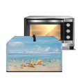 thumbnail image 1 of TSOVTHRID Starfish Beach Seaside Print Microwave Oven Dust Cover Decorative Air Fryer Toaster Oven Cover Countertop Microwave Protector for Indoor Kitchen Decor, 18.25"W x 14.5"D x 11"H, S, 1 of 7