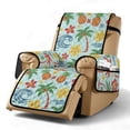 thumbnail image 1 of TSOVTHRID Summer Recliner Slipcover Stretch Reclining Chair Covers Non Slip Recliner Sofa Slipcovers with Pocket Fitted Sofa Couch Cover for Pet Living Room, Palm Tree Tropical Floral Fruit Print, 1 of 7