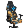 thumbnail image 1 of TSOVTHRID Sunflower Daisy Butterfly Print Set of 4 Gaming Chair Covers Slipcovers with Armrest Covers, Stretch Game Computer Office Desk Chair Cover Protector,Rotating Armchair Covers, 1 of 7