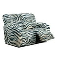 thumbnail image 1 of TSOVTHRID Zebra Stripe Print Loveseat Recliner Cover, 6 Pieces Washable Reclining Loveseat Covers with Elastic Bottom Vintage Sofa Furniture Protector for Pet Dog, 1 of 7
