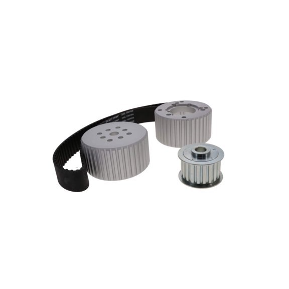 Gilmer Style Belt Pulley Kit for Mopar Chrysler Small Block - Satin