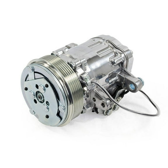 Sanden SD-7 Style Serpentine A/C Compressor - Chrome