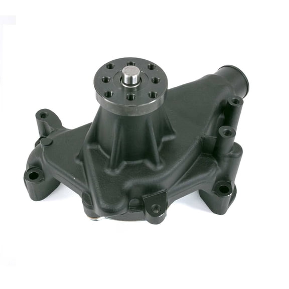 Long-Style High-Flow Mechanical Water Pump for Chevy Small Block - Black